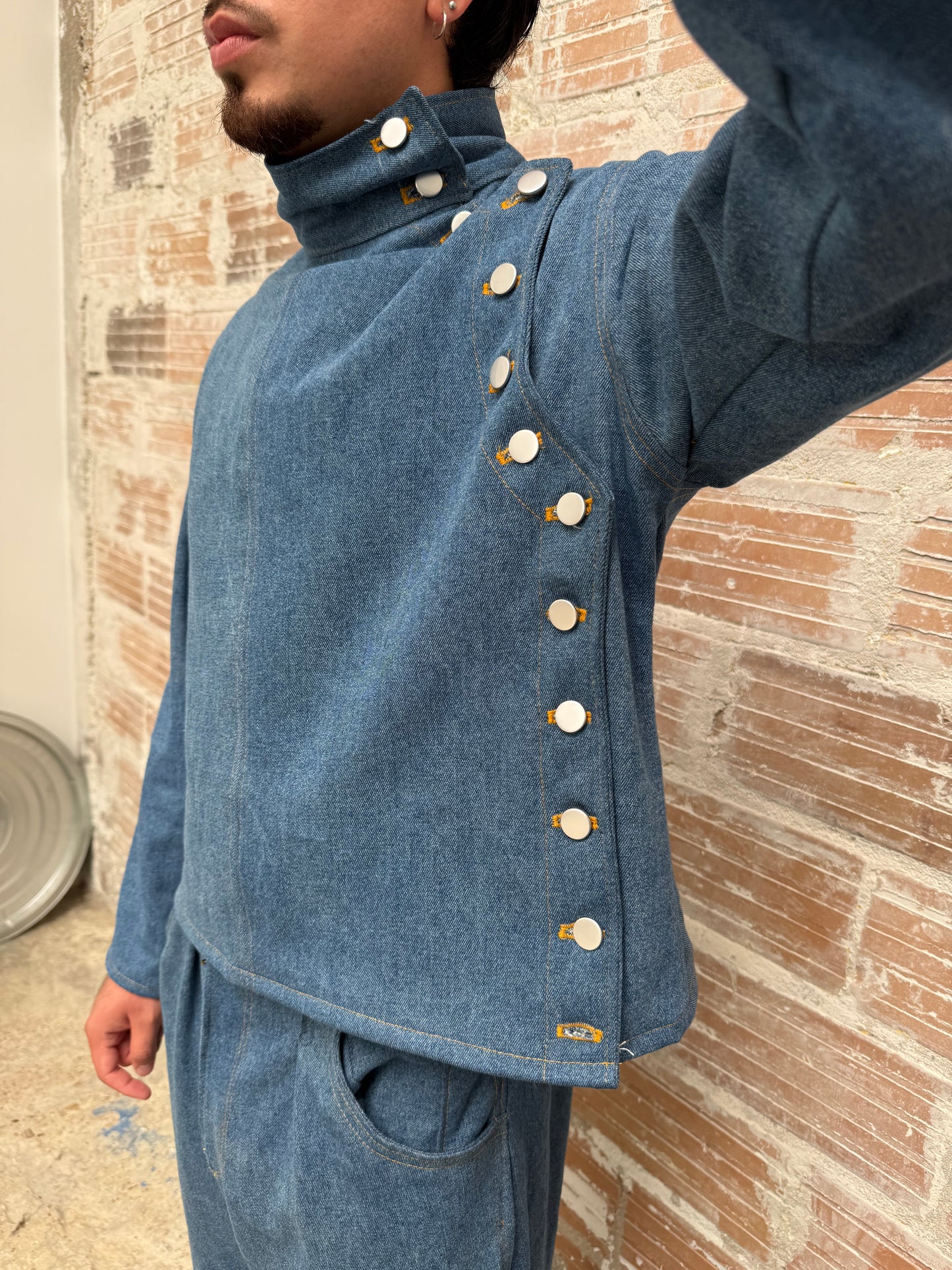 Denim Fencing Jacket